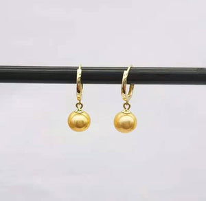 Pearl 14 Karat Gold Earrings - Sharon-I