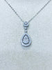 18K White Gold Diamonds Necklace