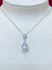 18K White Gold Diamonds Necklace