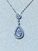 18K White Gold Diamonds Necklace