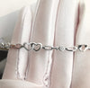 2 Hearts 18 Karat White Gold Bracelet - Sharon-I