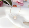 Clover Leaf 18 Karat Diamond Necklace - Sharon-I