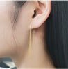 Chain 18 Karat Rose Gold Earrings - Sharon-I