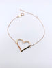 Rozeta Heart 18 Karat Gold Heart Bracelet - Sharon-I