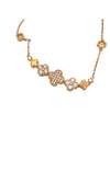 Diamond Clover Leaf 18 karat Gold Fine Bracelet - Sharon-I