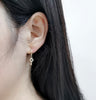 Key Hoop 18 Karat Gold Earrings - Sharon-I