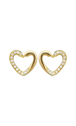 Heart 18 Karat Gold with Diamonds - Sharon-I