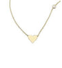 Heart with Diamond 9 Karat Gold Necklace - Sharon-I