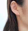 Diamond 14 Karat Gold Heart Earrings - Sharon-I