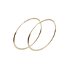 18 Karat Gold Large Hoops Earrings - Sharon-I