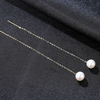 Best-Seller Drop 18-Karat Yellow/White Gold Freshwater Pearl Earrings - Sharon-I
