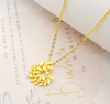 Leaf 18-Karat Gold Paradise Necklace - Sharon-I