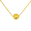Round Ball Shaped 18 Karat Gold Necklace - Sharon-I